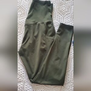 Maternity Nerf Olive Green Activewear